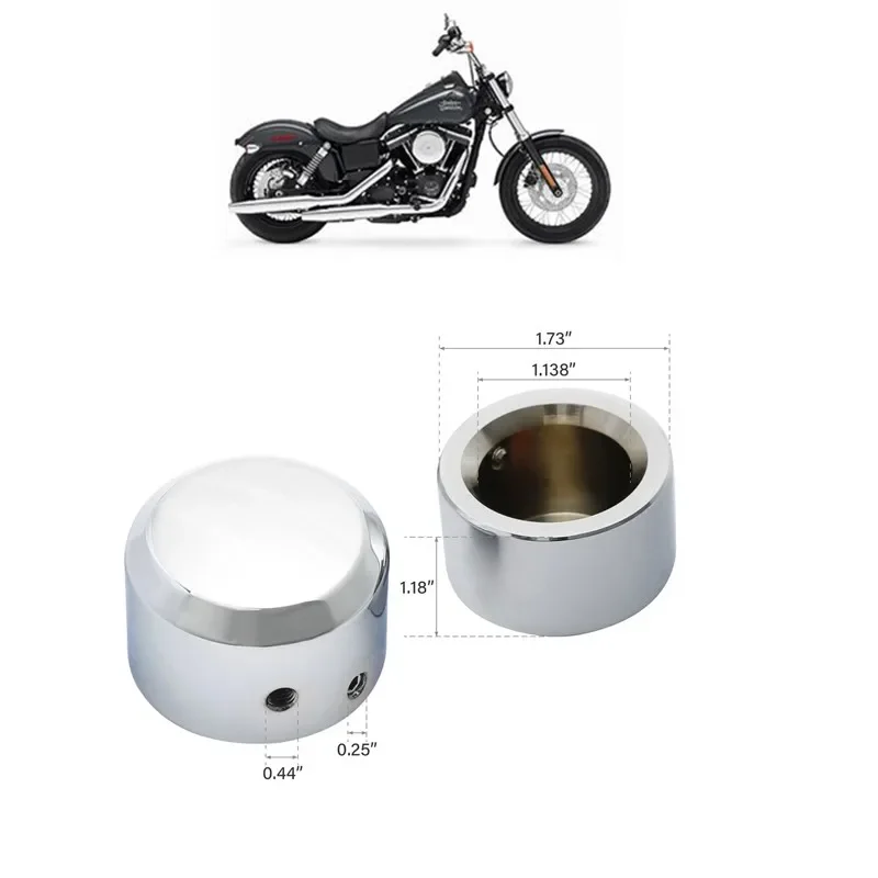 Piezas de motocicleta, cubiertas de tuercas de eje delantero, Kit de pernos para Harley Touring Softail Dyna 2008-2017 2002-2011 VRSC 2015-later XG