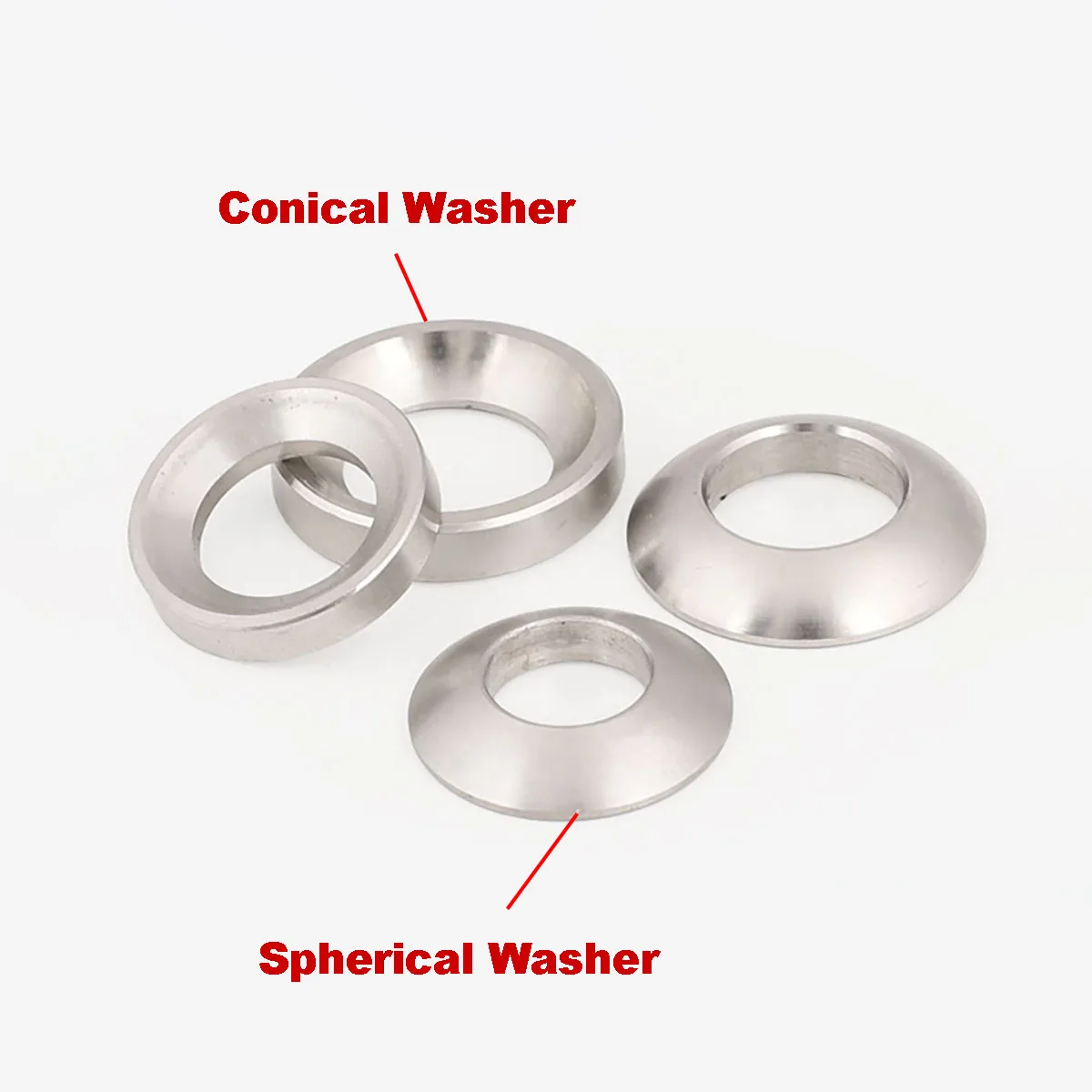 

304 Stainless Steel Conical Washer/Concave And Convex Gasket M6M8M10M12M16M20M30M36