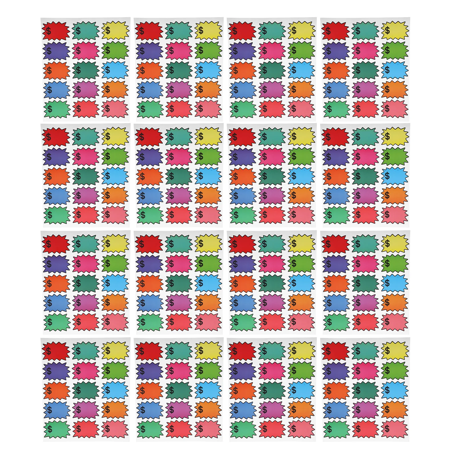 

300Pcs Blank Writable Explosion Sale Price Labels Retail Store Adhesive Sticky Tags for Product Pricing Price Labels Stickers