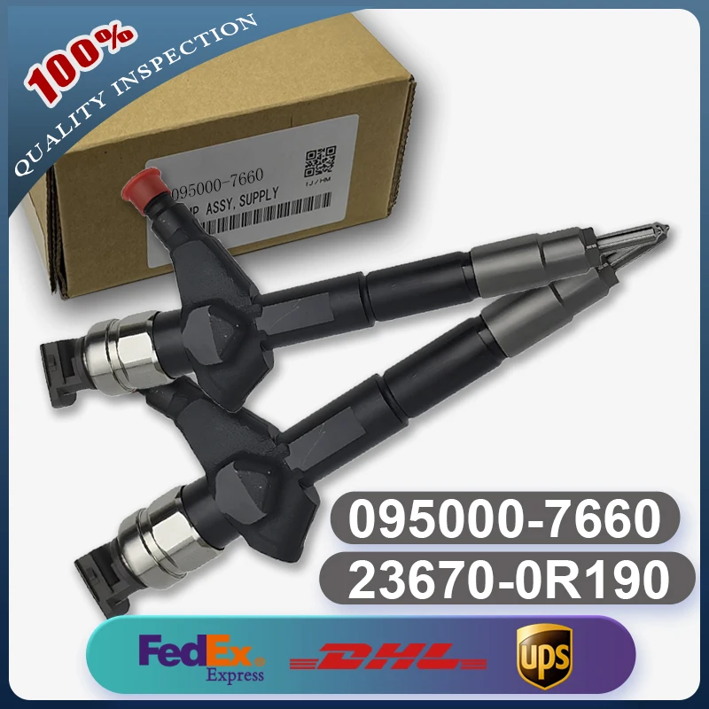 

Common Rail Fuel Injector 095000-7660 23670-0R190 23670-09280 for Toyota Engine 1AD-FTV Avensis Auris Verso 2.0 D-4D