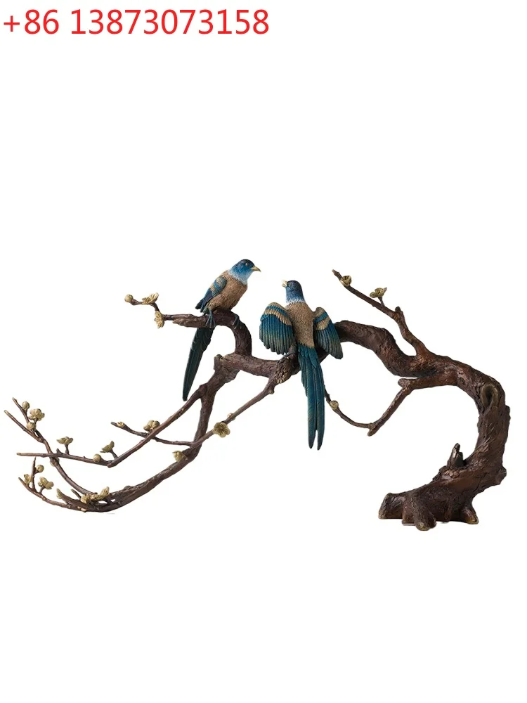

All Copper Decoration "XI on Branches" Living Room Decoration Soft Decoration Ornaments