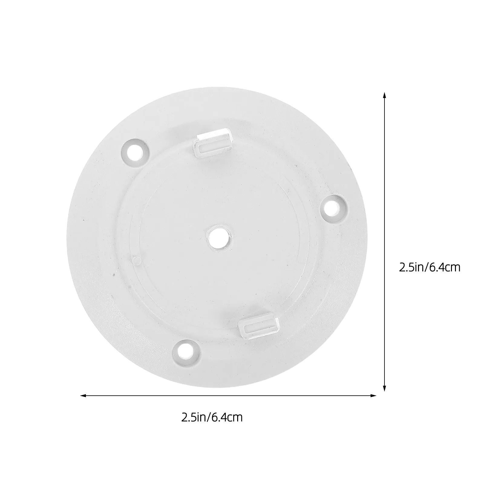 Security Camera Mount Base 20 Piece Round Plastic Wall Plates Easy Install Home Camera Mounting Parts
