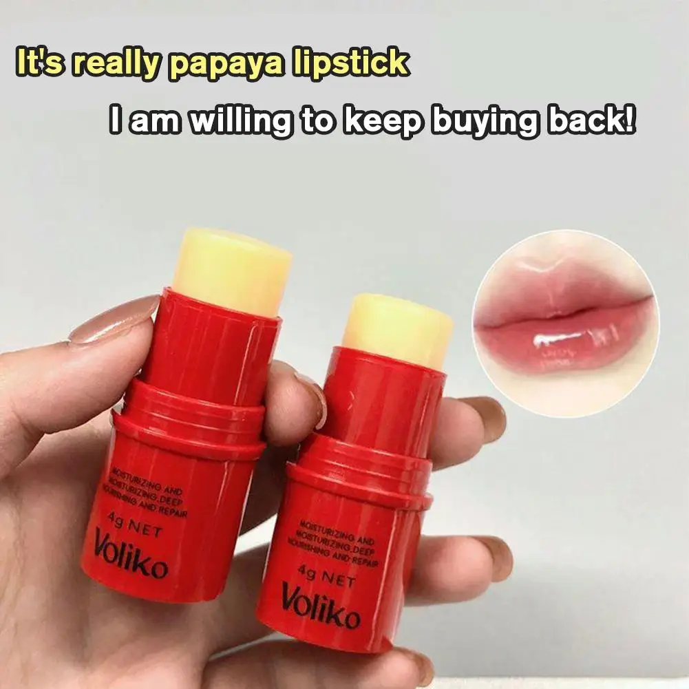 Papaya Lip Balm Hydrating Moisturizing Moisturizing Lip Balm Lipstick Moisturizing Wholesale Lines Lip Balm Lip Base Cosmet C2b4