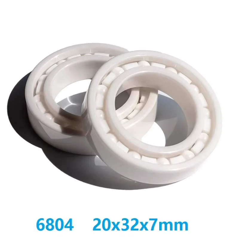 

5pcs/10pcs 6804 Full Ceramic bearing 20x32x7 mm ZrO2 Zirconia deep groove ball bearings fishing reel 20*32*7