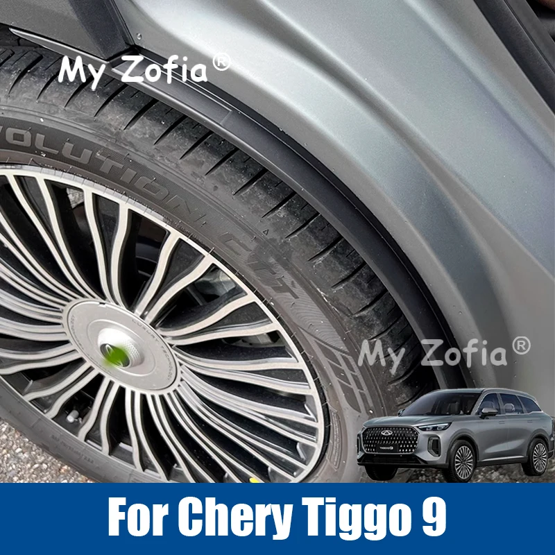 For Chery Tiggo 9 2025 2026 Car Fender Anti Dirt Cover Rear Tire Protection Mudguards Fender Liner Mudflaps Wheel Accessories