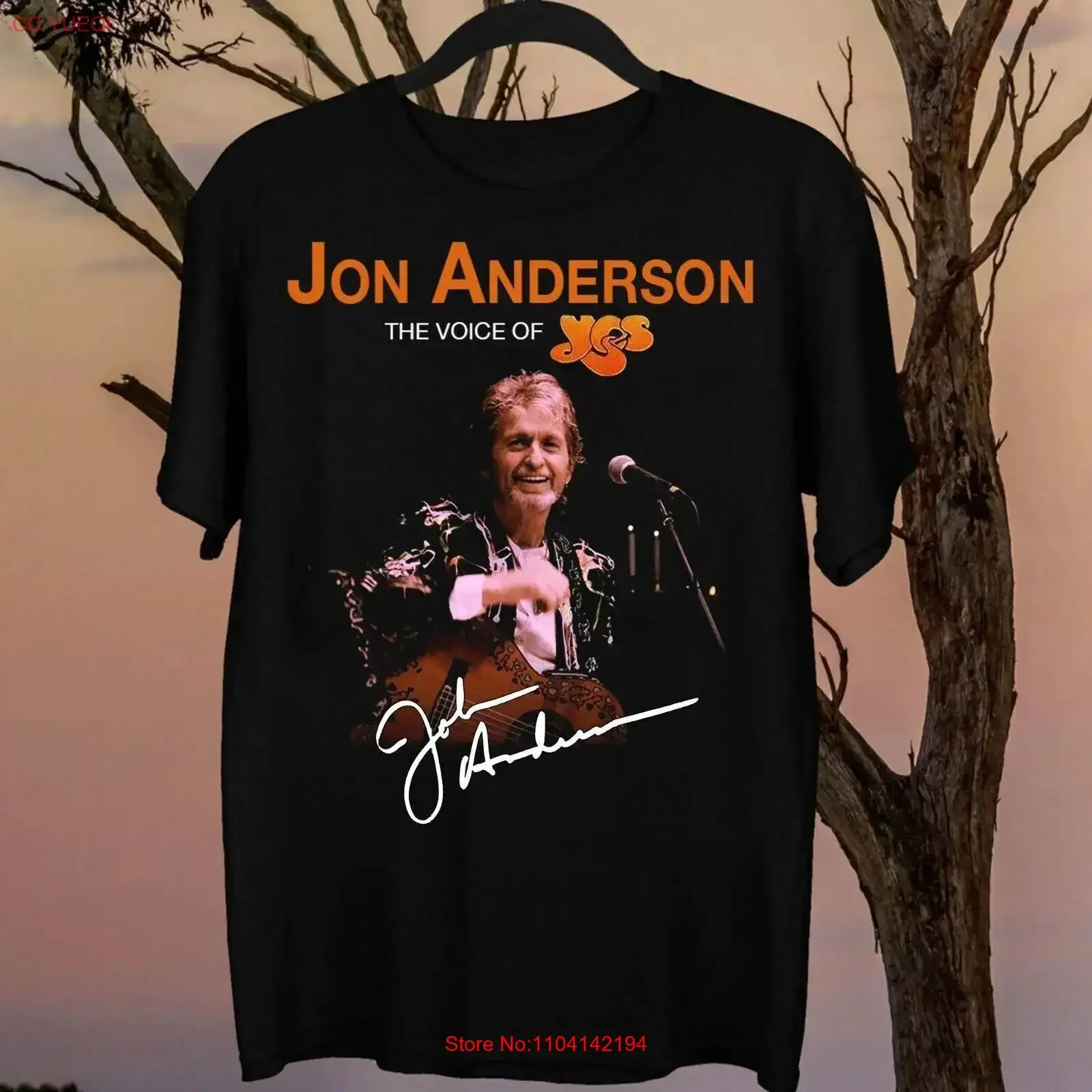 Vintage Jon Anderson The Voice Of Cotton T Shirt Concert S to 5XL vintage Washed Versatile Casual Unisex fashion