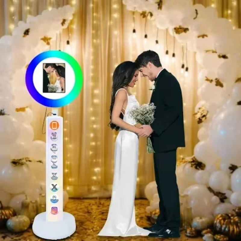 Universal Self-Service Instant Printing Retro Selfie Photo Booth Vending Machine Party Photo Booth Ipad Stand