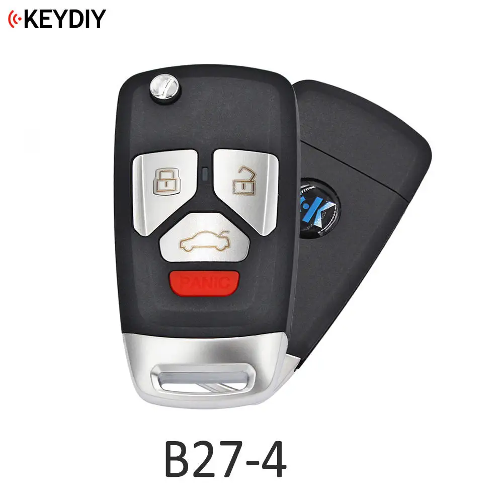KEYDIY KD B27-4 Universal Flip Remote Key 3+1 Buttons Compatible with Audi Type