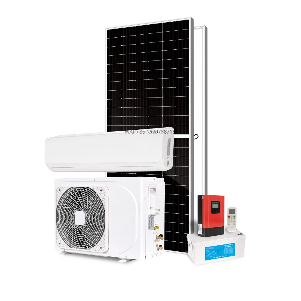 24000BTU Solar Powered Air Conditioner Solar Inverter Energy Home System DC Off Grid Solar Air Conditioner Split for Home