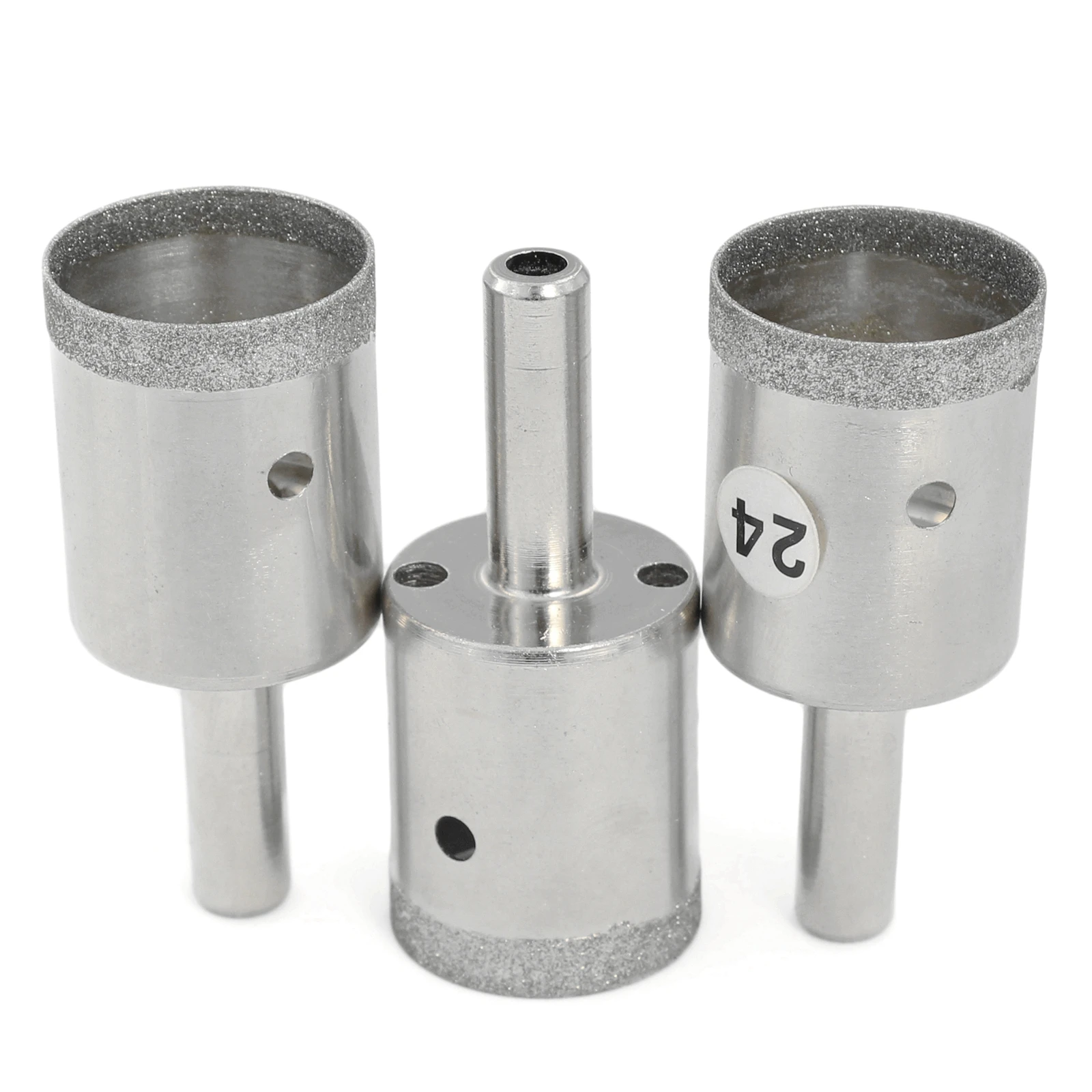 

3Pcs 10-40mm Super-Thin Diamond Coated Hole Saw Drill Bits Lapidary Tool for Gemstone Jewelry Glass Low Waste Precision Cutting