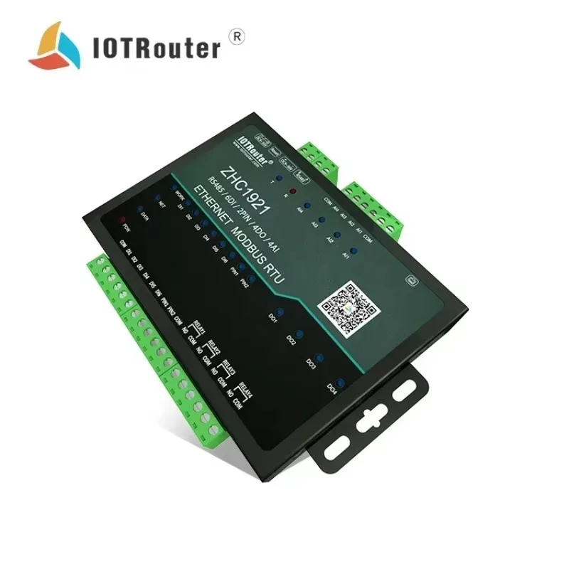 Industrial Automation Modbus Relay IO Module RS485 to Ethernet Gateway