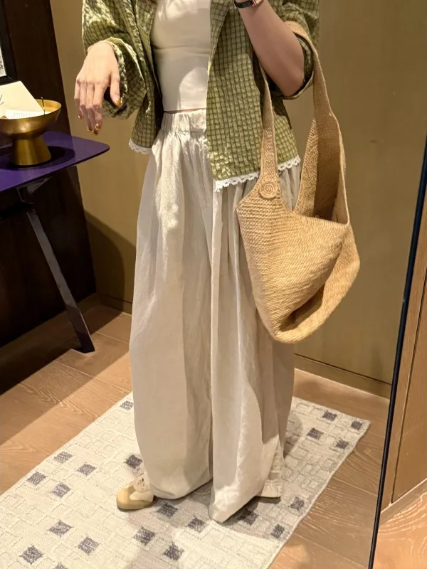 

Faionable Lazy Versatile Casual Pants TWINKLE Jum Spring 2025 Women's Premium Leisure Trousers Other Material 00%