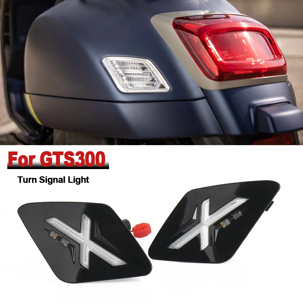 

Motorcycle For Vespa GTS300 GTS 300 gts300 2023 2024 2025 New Accessories Turn Signal Light Front Rear Indicator Running Lamp