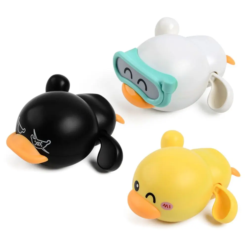 

Lovely Animal Swimming Bathtub Children Play Water Toy Cartoon Clockwork Little Duck Cute Bath Toy