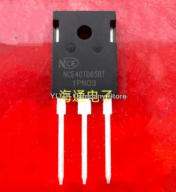 Newly imported original NCE40TD65BT high-power IGBT single tube 40A/650V TO-247       5PCS -1lot