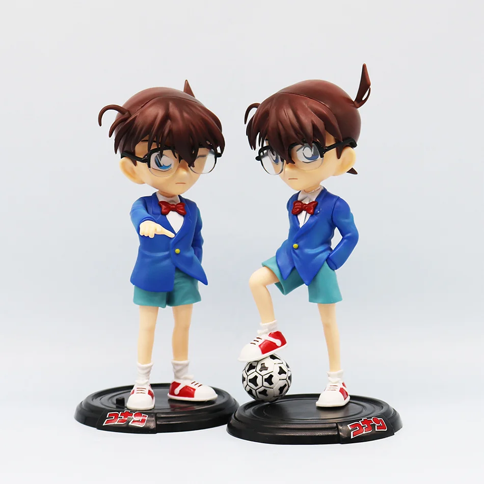 Anime Detective Conan Figure Lk Kudou Shinichi Edogawa Konan Anime Action Figurines Pvc Collectible Model Statue Doll Kids Toys