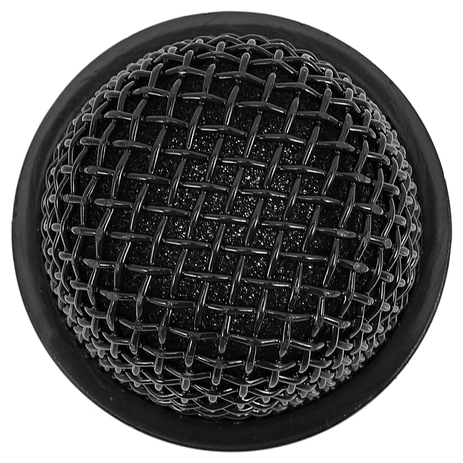 Microphone Grille Replacement Metal Head Component Accessories Black Protector Parts