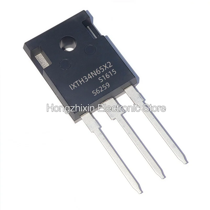 

10 pieces, brand new and of good quality, IXTH34N65X2,34N65X2,34N65, Packaging TO-247, N-channel power MOSFET