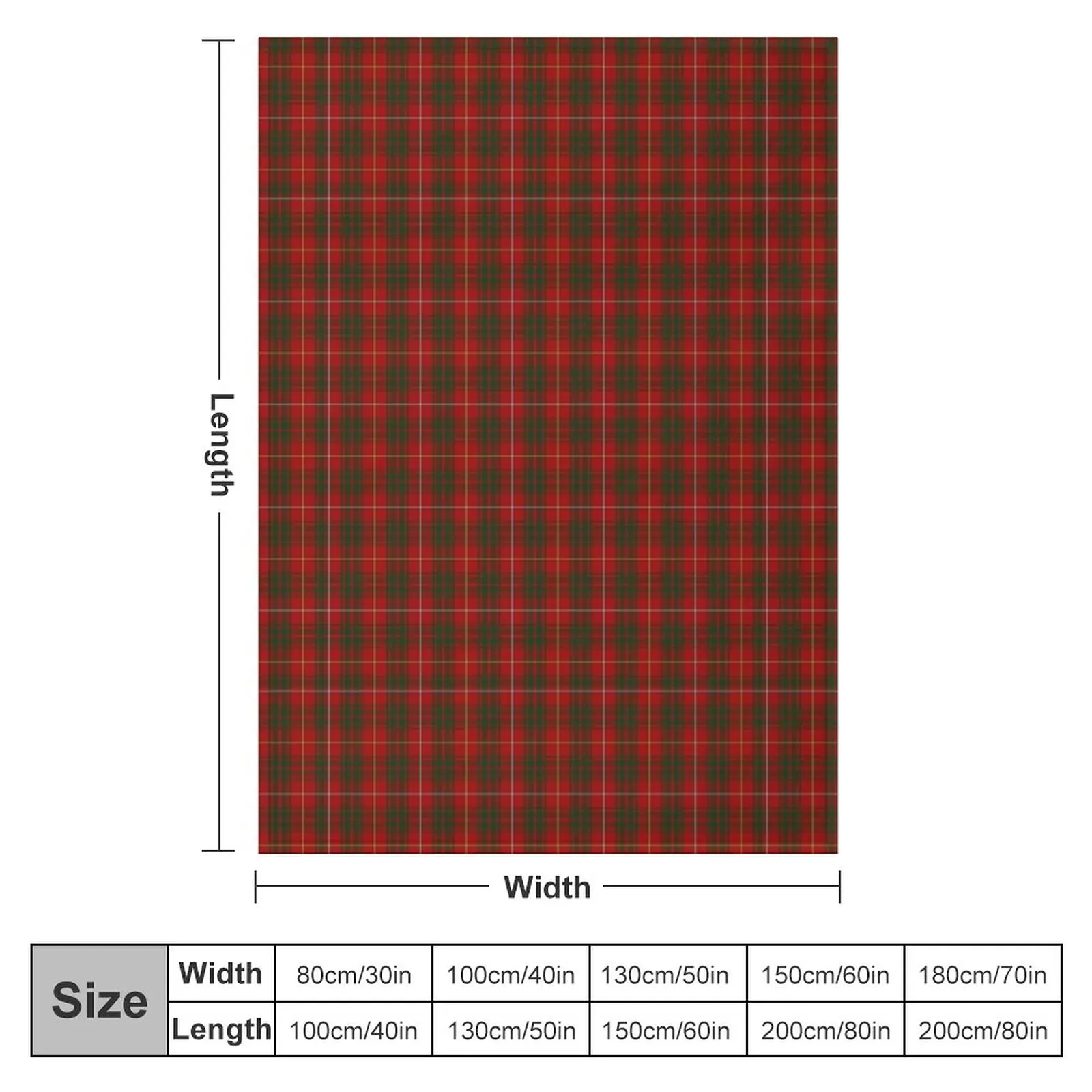 Bruce Clan Tartan Throw Blanket Hair Blanket Beach Blanket