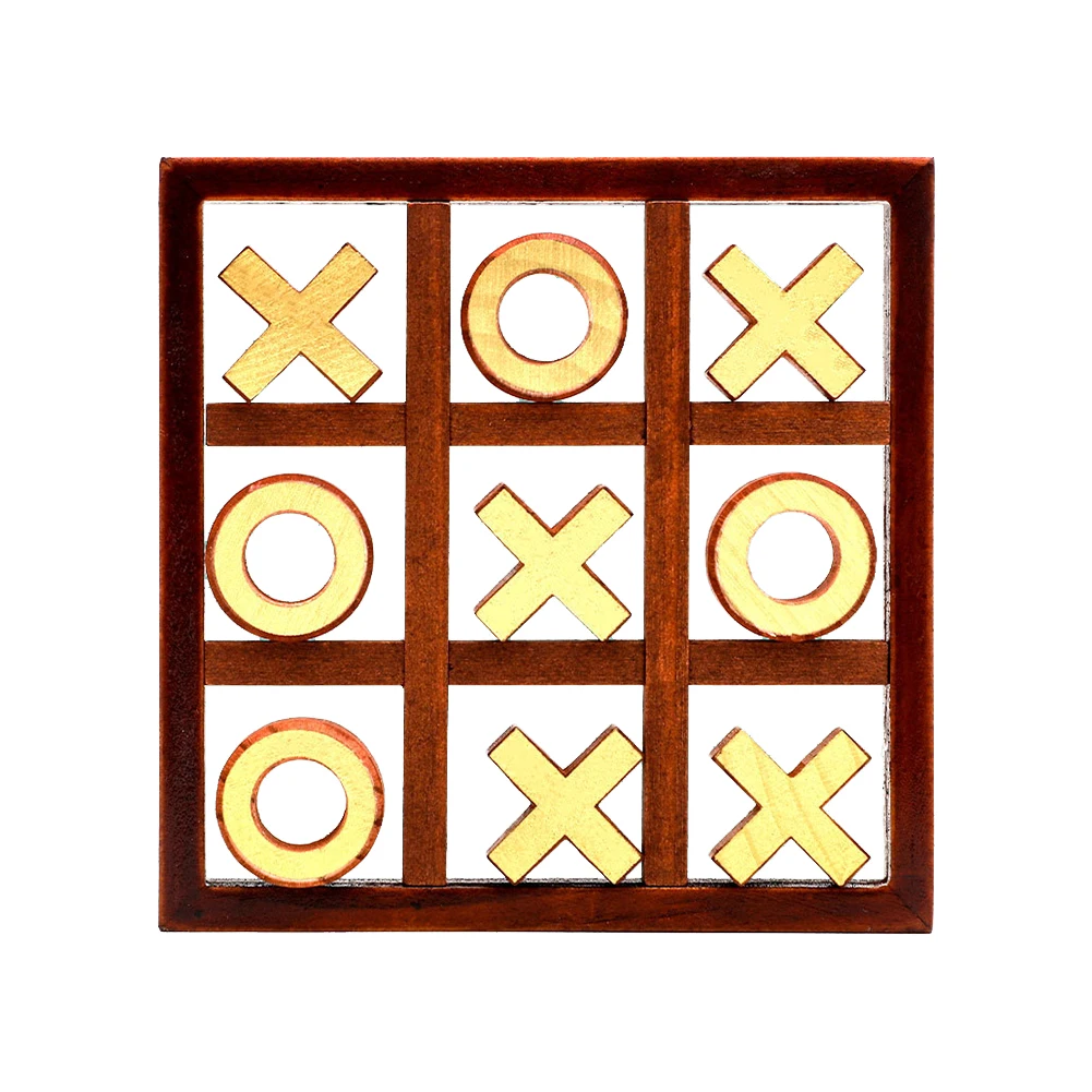 Kids Tic-Tac-Toe Board Games Parent-Child Interactive OX Chess Educational Toys for Family Gathering Party Game