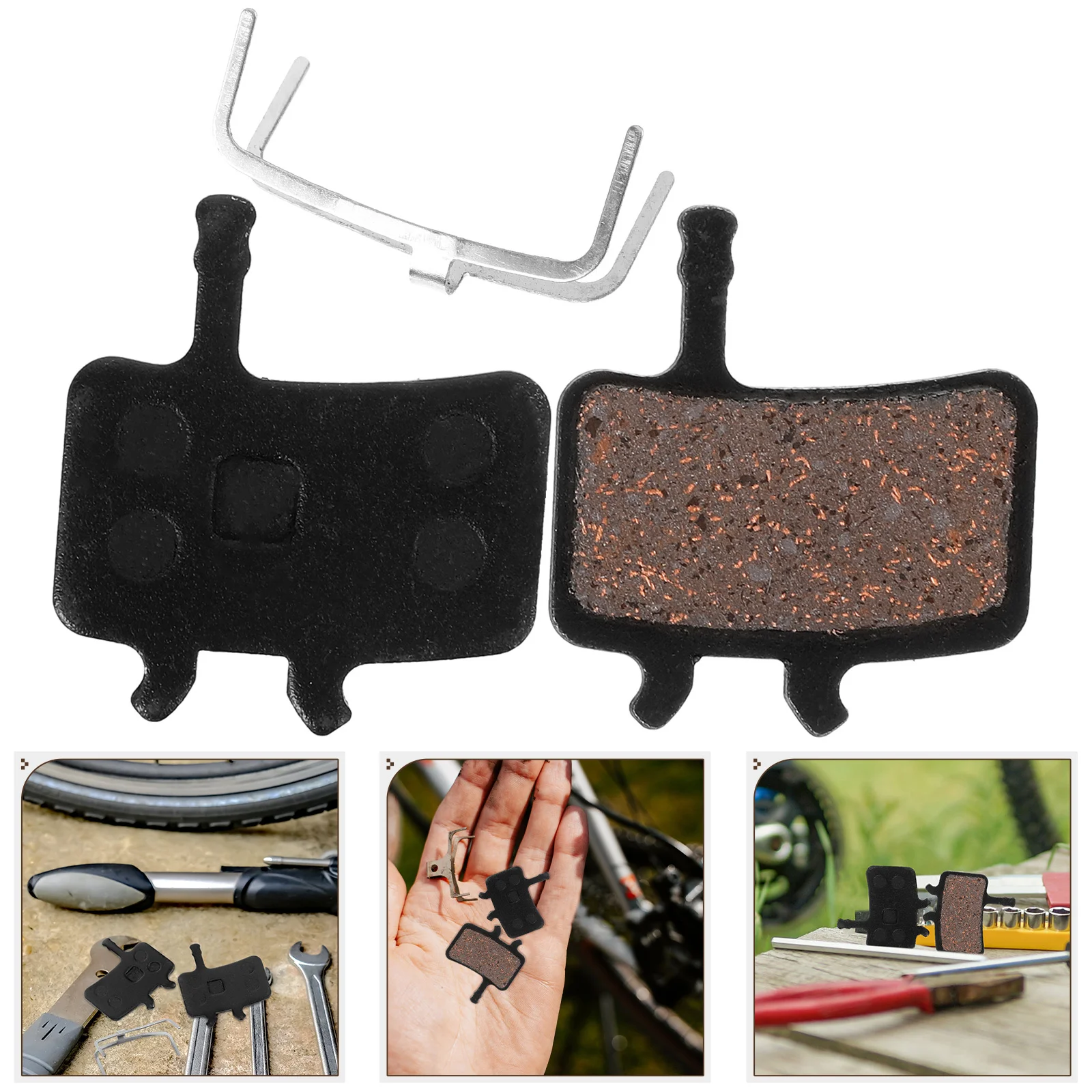 

1 Pair Cycling Disc Brake Pads Replacement High Performance Wear Resistant Long Life Easy Install Quiet Strong Braking For