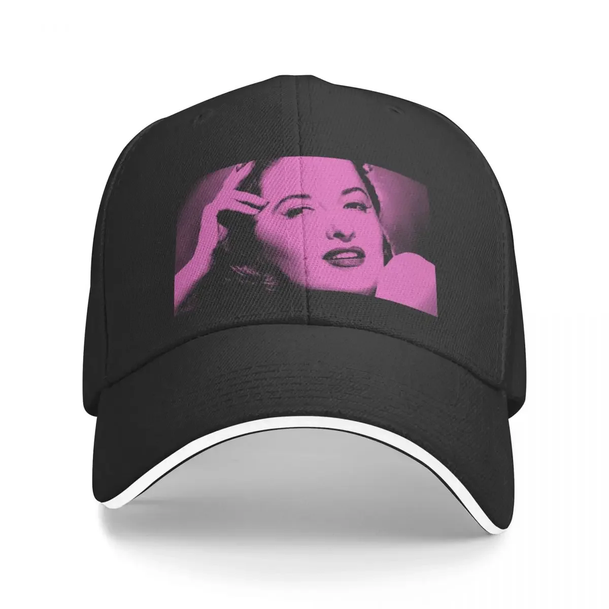 

Barbara Stanwyck in black and pink Baseball Cap hats on offer Trucker Hat Beach Outing Trucker Hats For Men Women's
