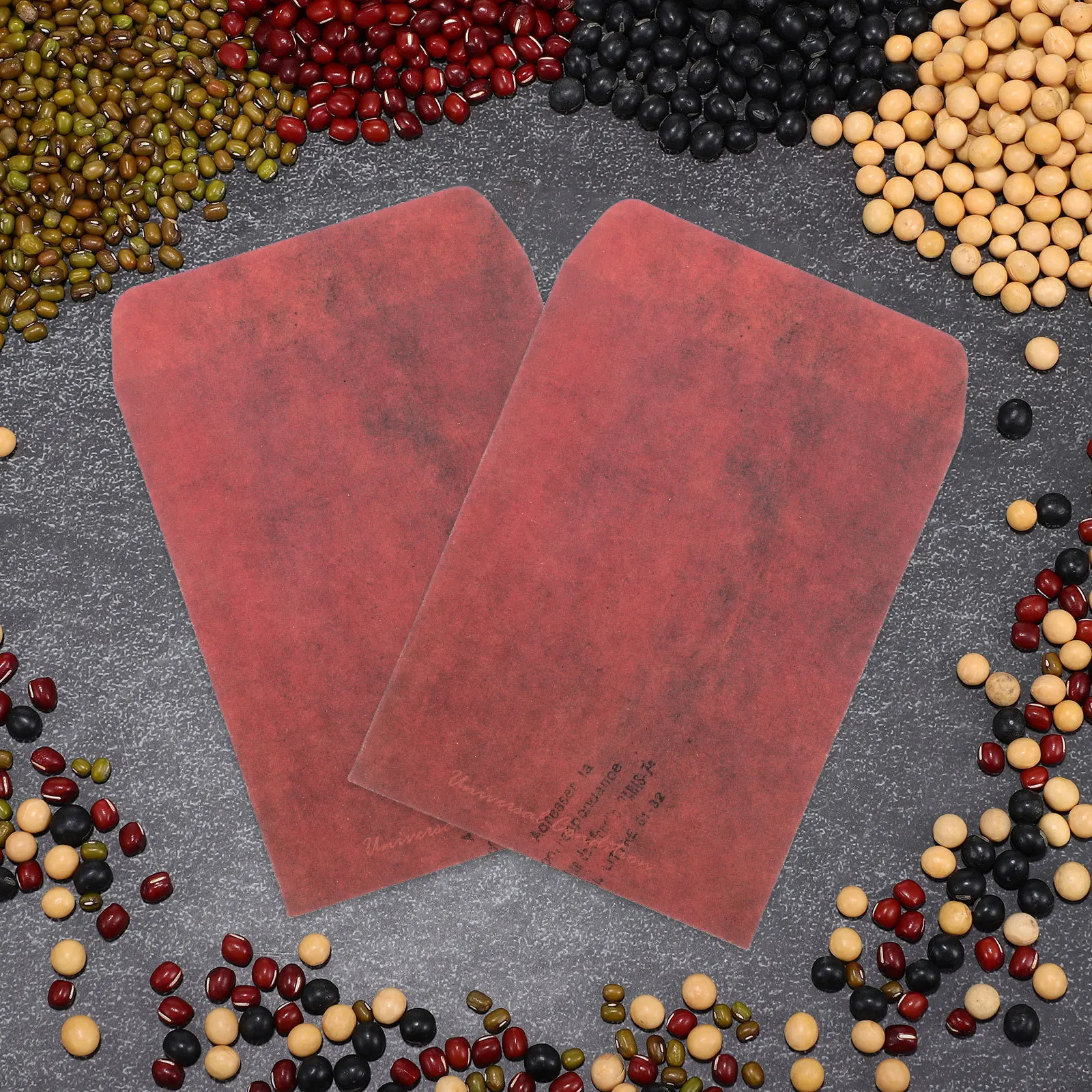 100Pcs Vintage Paper Bags Thick Kraft Envelope Seed Storage Packets Packaging Storage Pouches for Garden Corn Wheat Rice Sorghum