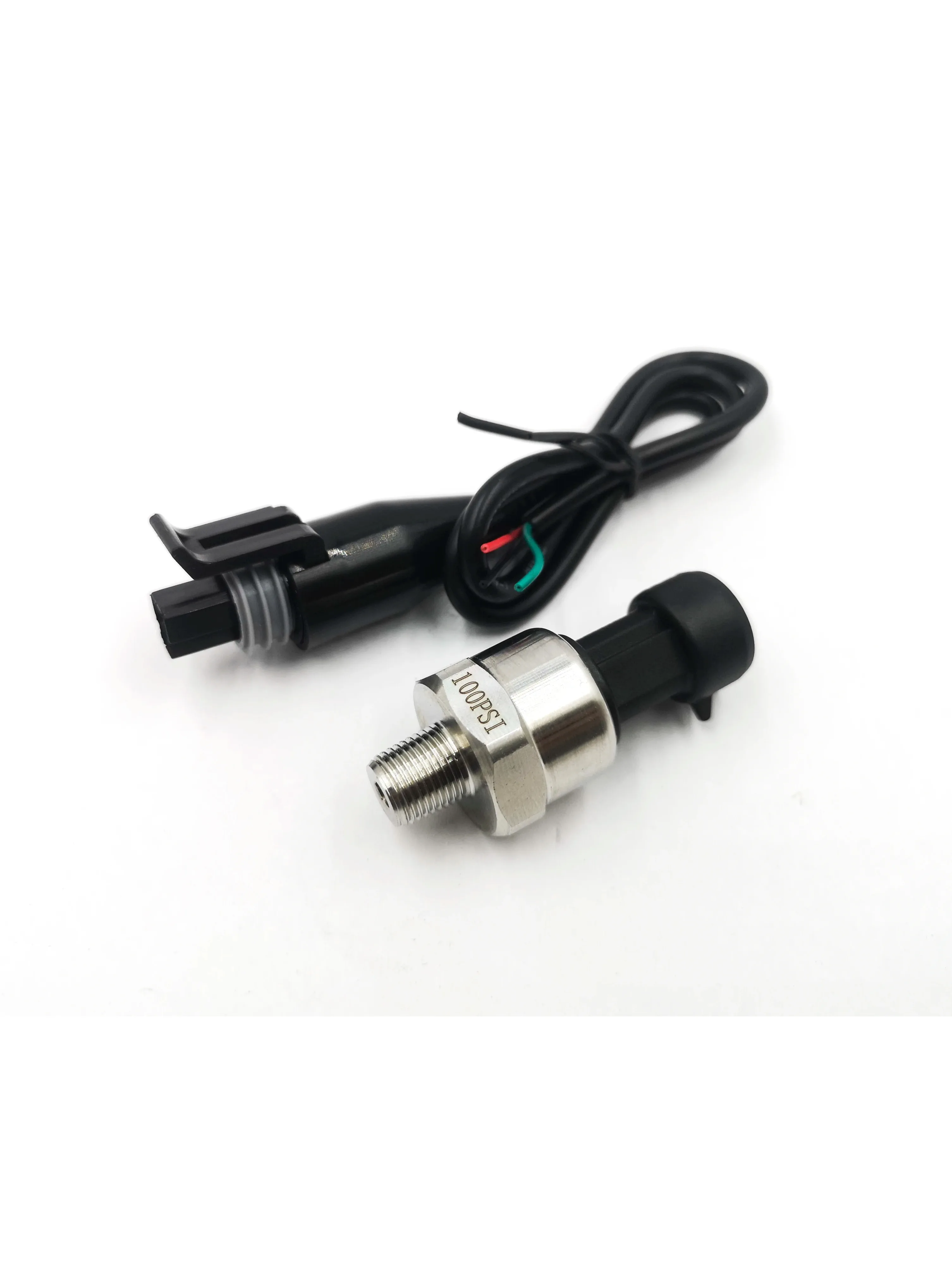 Capteur de pression transducteur transmetteur pour eau huile carburant gaz air 1/8NPT DC 5V capteur céramique acier inoxydable 5-300psi en option