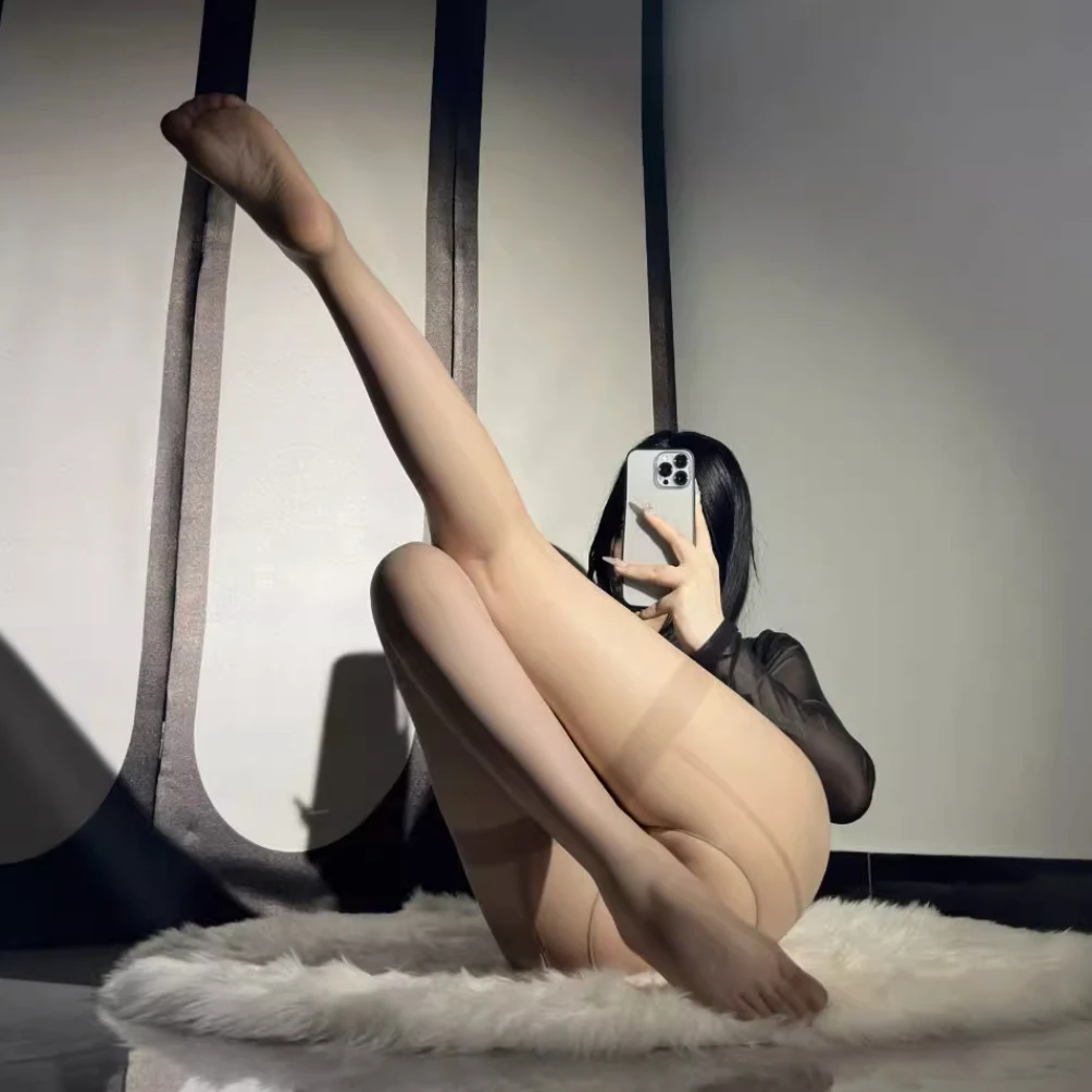 

Tight Crotch Pantyhose Sheer Fake Suspender Stockings Erotic Legging Ultra Thin Transparent Bodystockings for Women Sexy