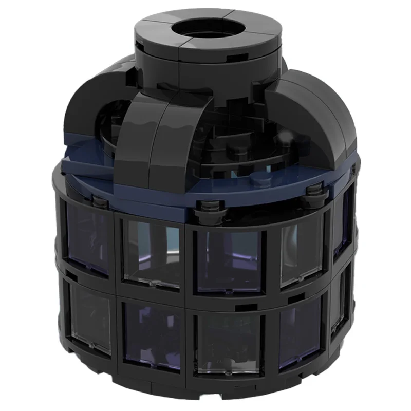 83 Elementy Kreatywny Model MOC Klocki Konstrukcyjne Czarny Mini Wazon Modułowy Edukacyjny Prezent Świąteczny DIY Zestaw do Składania dla Dzieci Zabawki