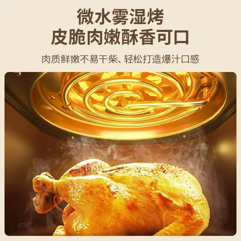 مقلاة هوائية جديدة ذات سعة كبيرة، مقلاة كهربائية ذكية غير قابلة للطي وبطانة مرئية أوتوماتيكية بالكامل