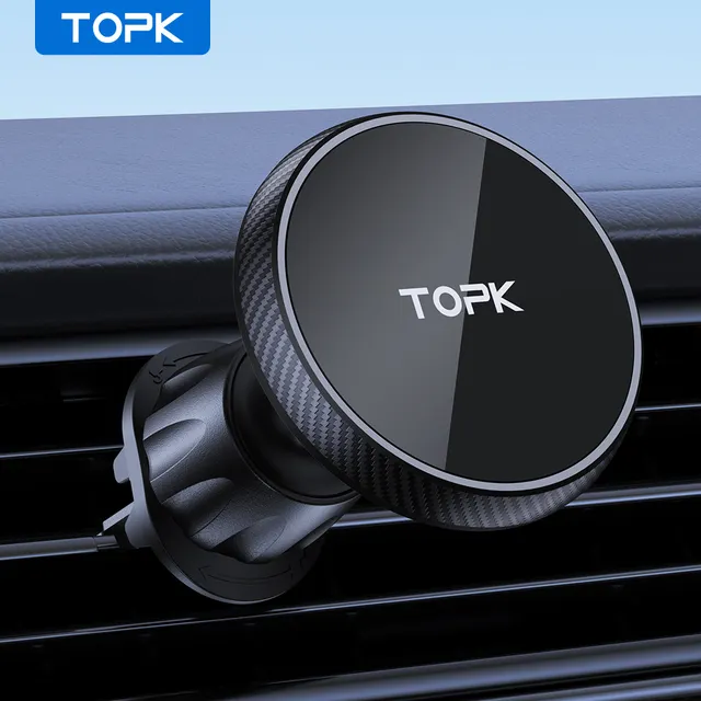 מחזיק טלפון מגנטי לרכב מ-TOPK במחיר משתלם