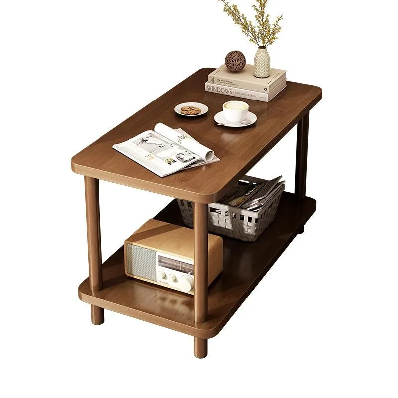 

Sofa side cabinet small apartment household simple modern small coffee table bedroom bedside solid wood square table