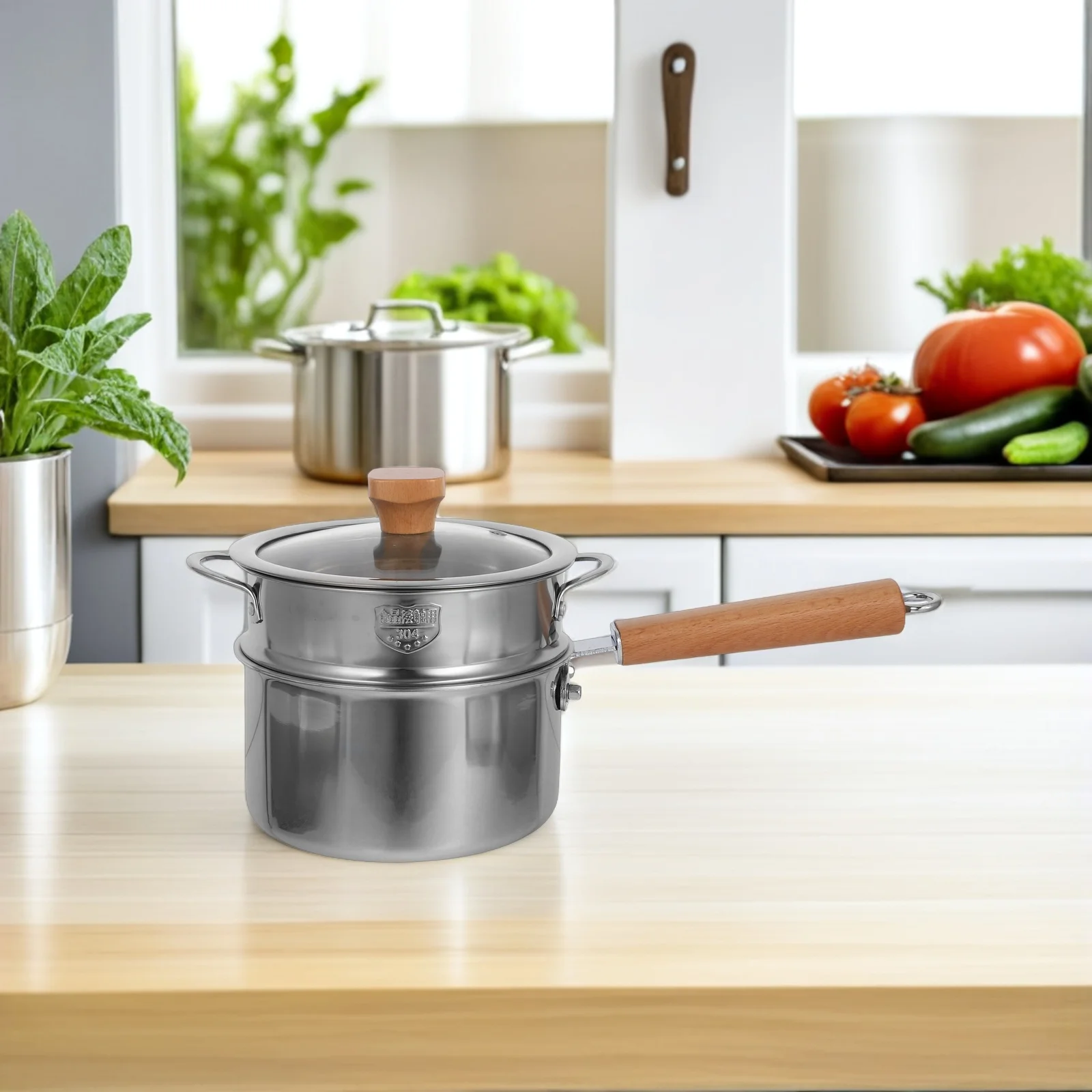 

Stainless Steel Milk Pot 200Ml Small Sauce Pan For Baby Food Butter Soup Candy Melting Chocolate Hot Melt Induction