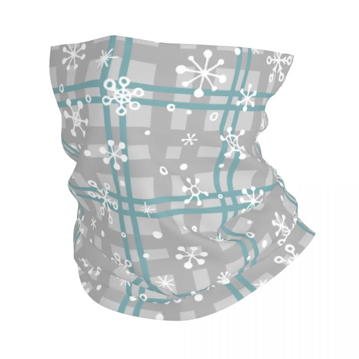 

Geometric Check Snowflake Magic Scarf Accessories Neck Gaiter Bandana Cool Hiking Headband Unisex Windproof