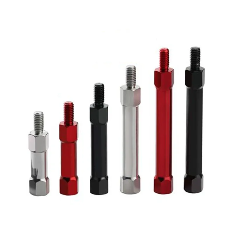 10 Stück M3 * 10/15/20/25/30/34/35/40 + 6 mm Sechskant-Aluminium-Abstandshalter, Abstandsschrauben