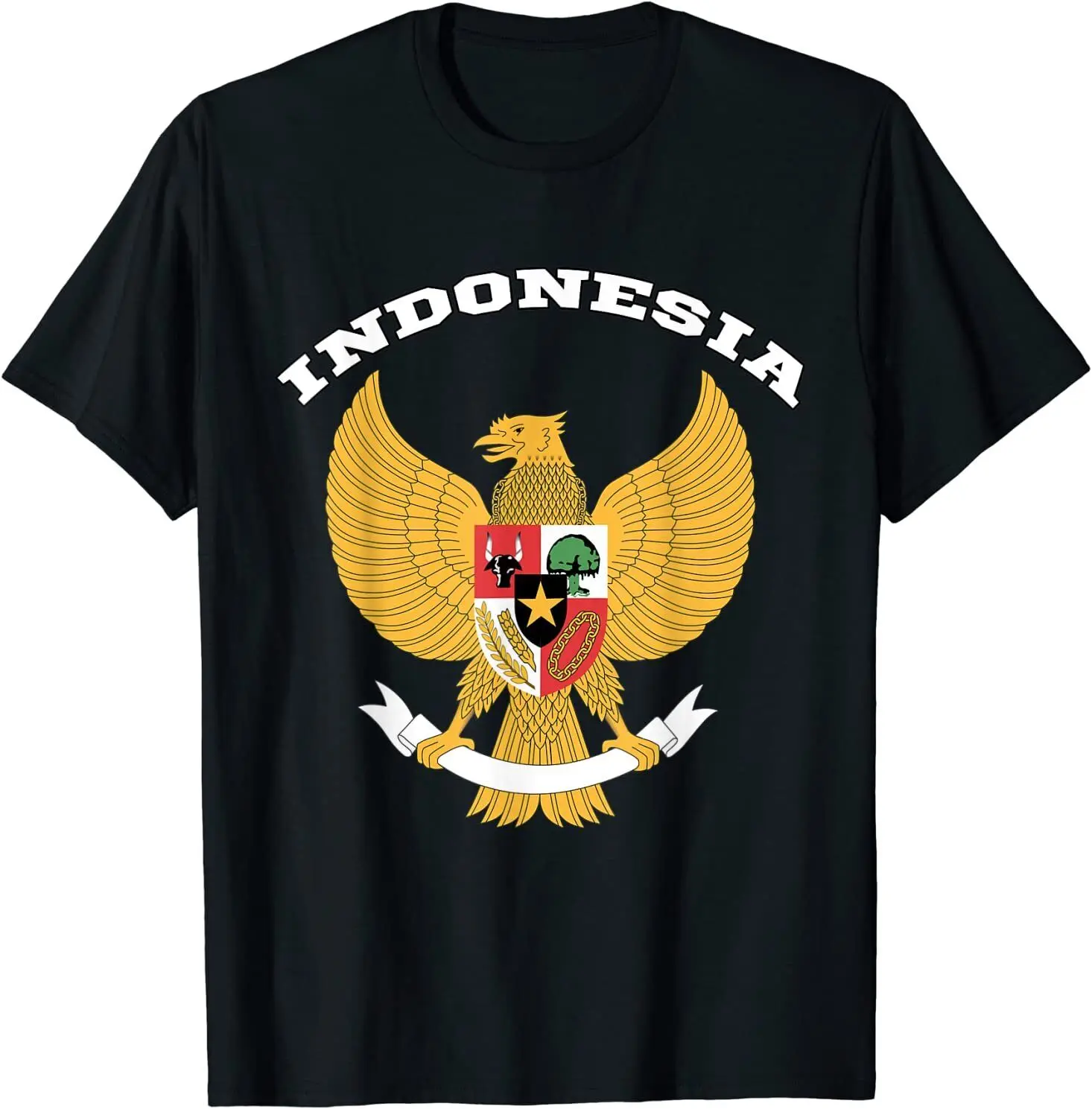 

NEW LIMITED Indonesia T-shirt Coat of arms Tee Flag Jakarta Best T-Shirt S-3XL