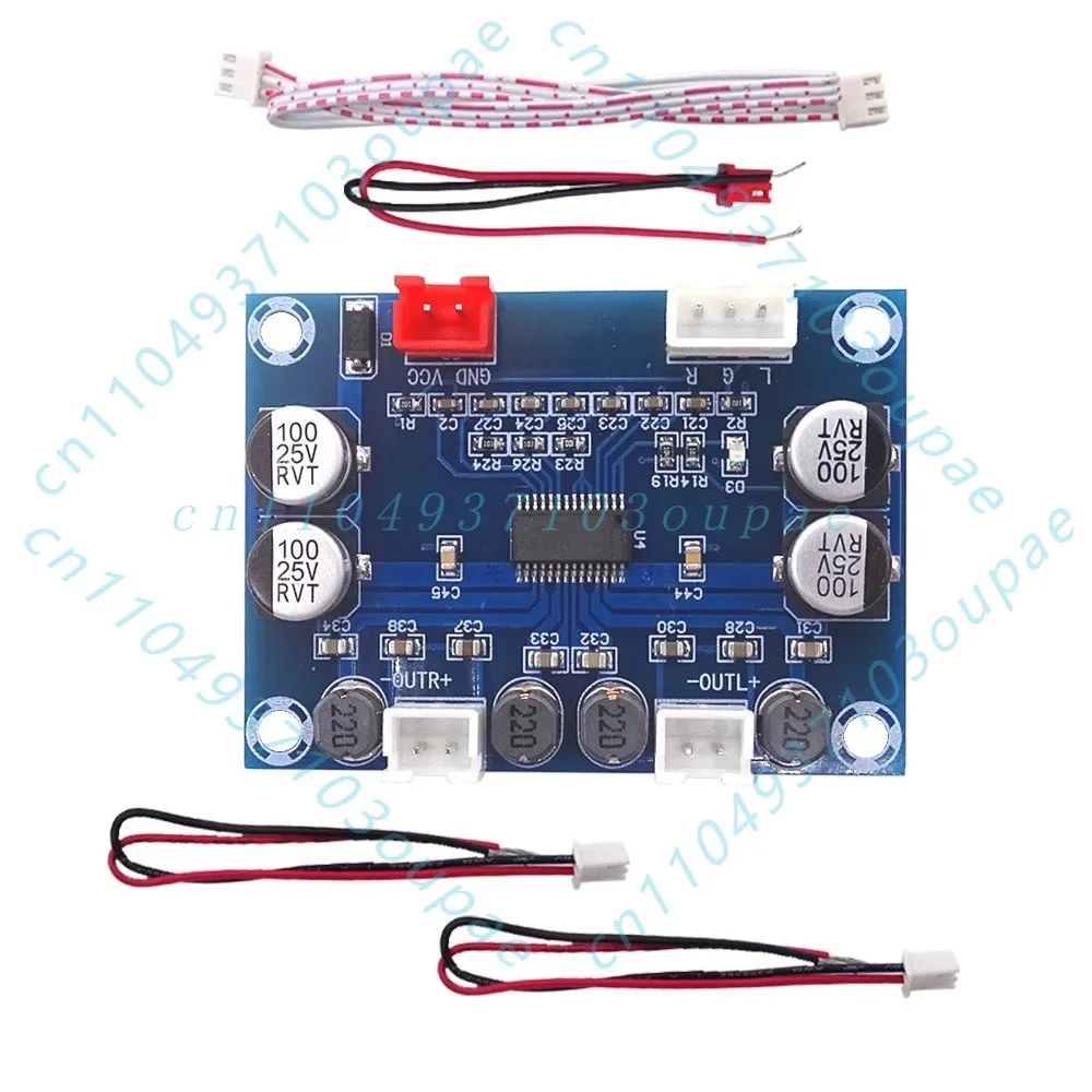 XH-A234 Digital Audio Amplifier Module Full Connector Design 30W+30W Stereo Amp Board For Game Console Audio Output
