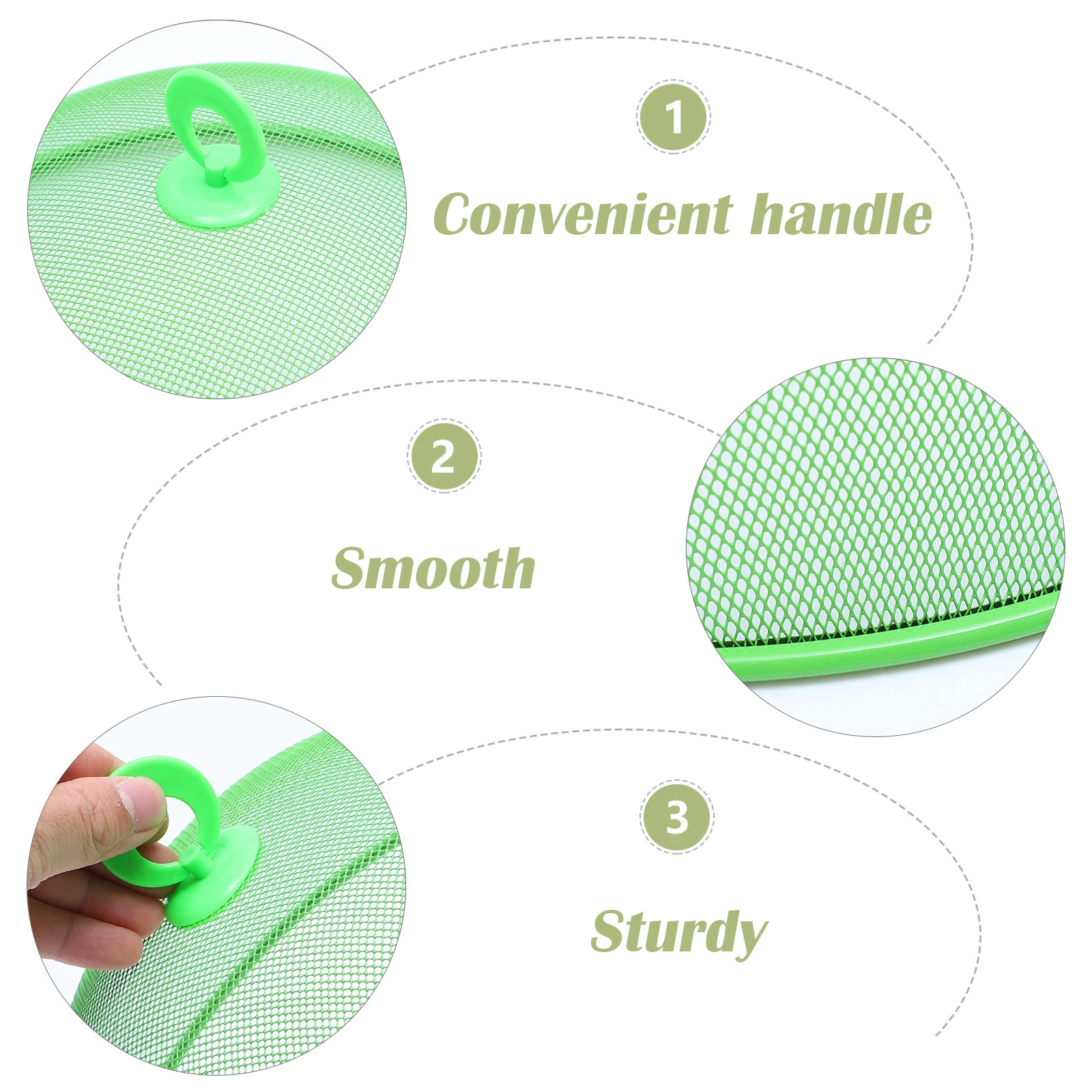 

Iron Green Mesh Kitchen Supply Protection Tent Smooth Edges Household Use Food Preservation Food Cover Tent Cover