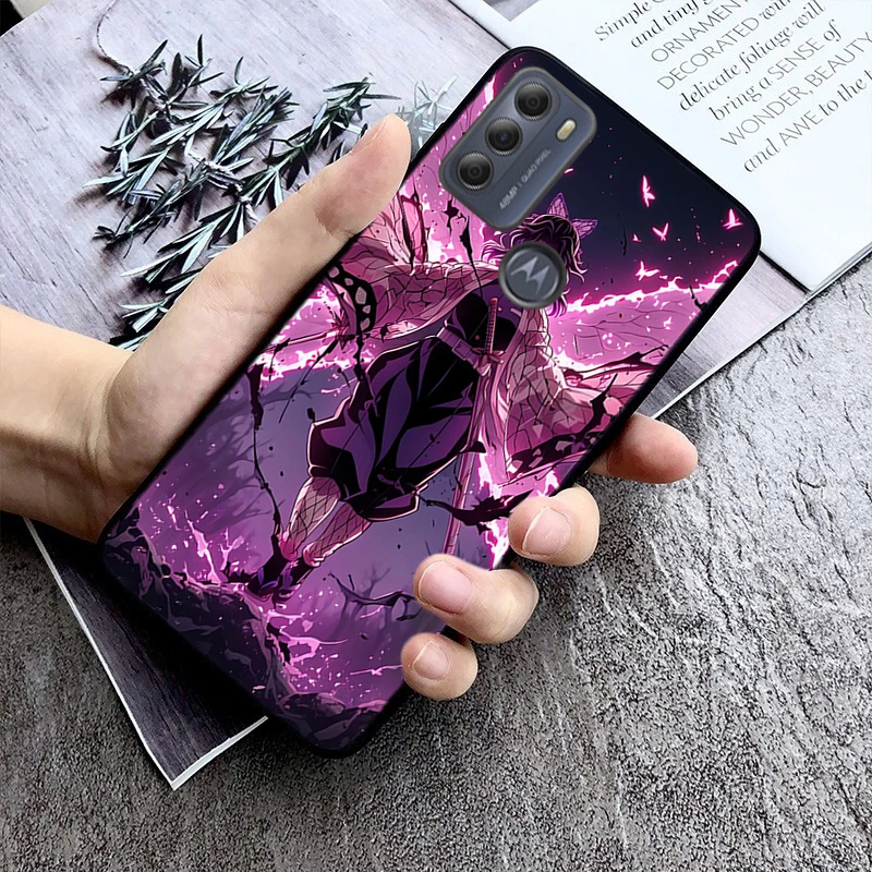 

Phone Case For Moto G85 G55 G84 G05 G13 G32 G54 G53 G14 G75 G31 G50 G60 G72 G24 Power G10 G20 G30 Anime Tanjiro Demon Slayer