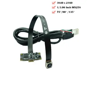 Bilashmart IMX258 4K 12MP HD USB2.0 Camera Module Autofocus 75/90/135 Degree UVC compliant Plug and Play Industrial Application