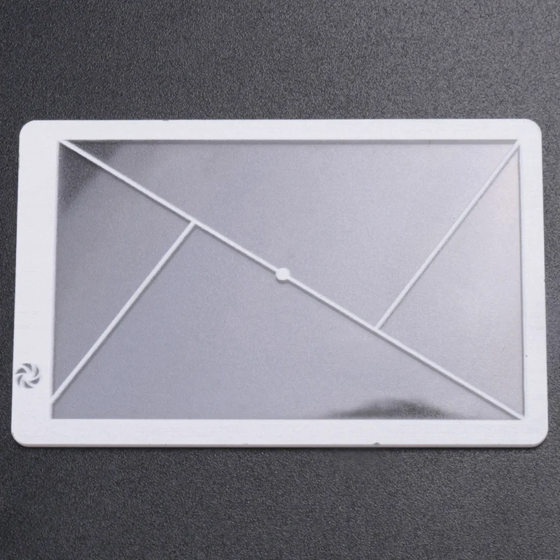 Golden Triangle Composition Tool View Finder/Viewer Photography/Painting/Drawing Credit Card Size Fits In Wallet