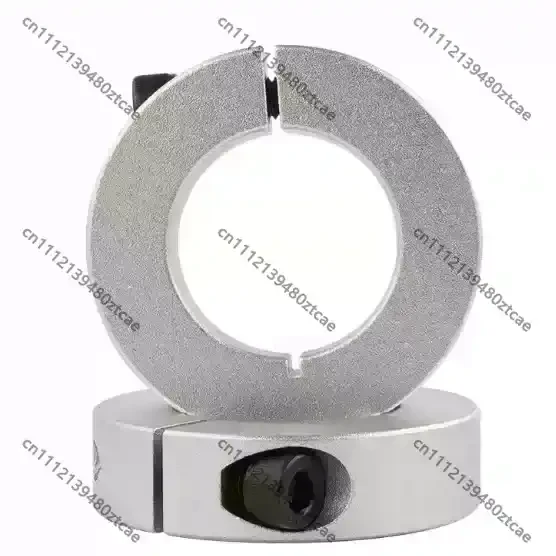 Single Split Clamping Shaft Stop Collar, Lightweight Compact Shaft Positioning Ring Machinery Spare Parts