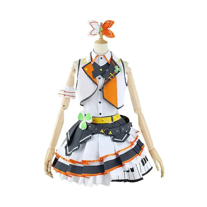 MORE JUMP 키리타니 하루카 코스프레 Hanasato Minori Momoi Airi Hinomori Shizuku 코스프레 애니메이션 프로젝트 Sekai 다채로운 무대 의상