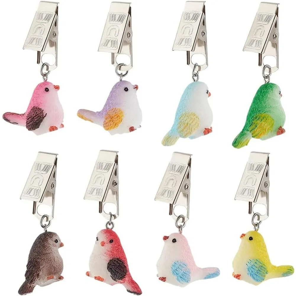 8가지 스타일 새 테이블보 무게 클립 식탁 장식 클립 펜던트 수공예 테이블보 클램프 테이블보 무게 금속 포함