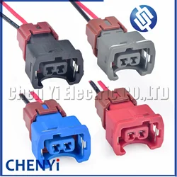 2 Pin Auto Knock Sensor Connector Fuel Injector Wire harness plug PB185-02326 For Mitsubishi Nissan MMC A32 A33 4G91 4G92