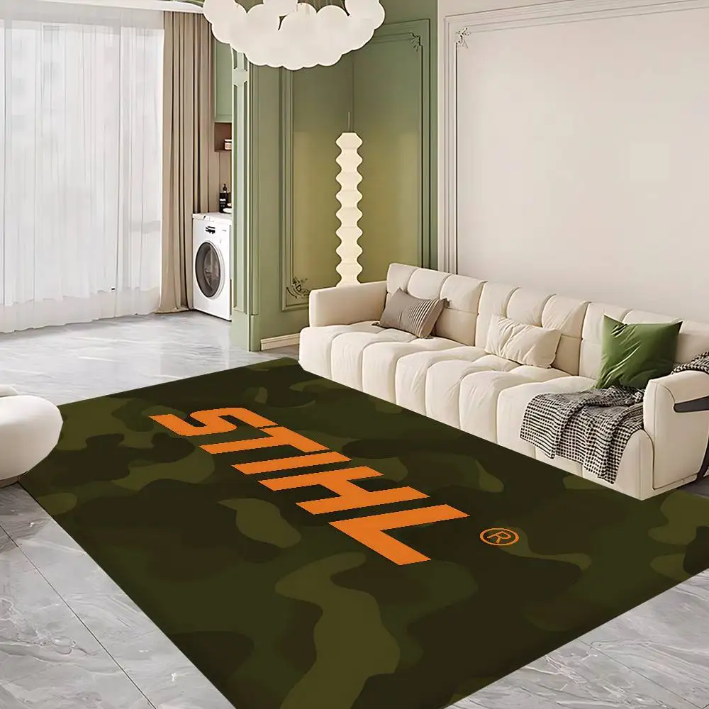 S-Stihl Door Mat Kids Room Bedroom Decoration Balcony Anti-Slip Doormat Living Room Doormat Area Rug