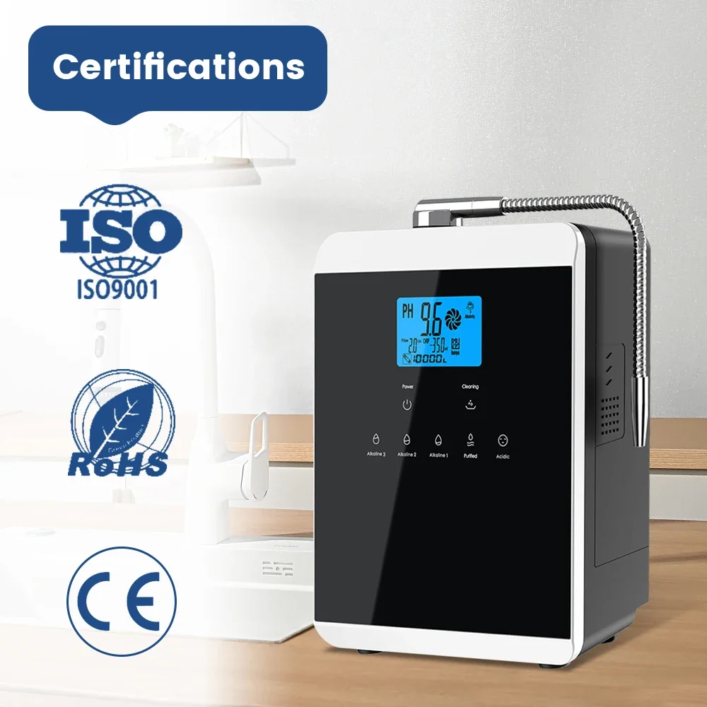 Platinum Coating Kangen Water Ionizer Japan Alkaline Water Ionizer 5/7/11 Plates Kangen Alkaline Water Machine