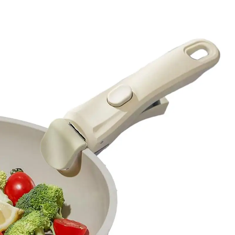 Removable Pot Handle Tableware Detachable Replacement Clip Anti-Scalding Pan Pot Handle Universel Frying Pan Handle for Pot