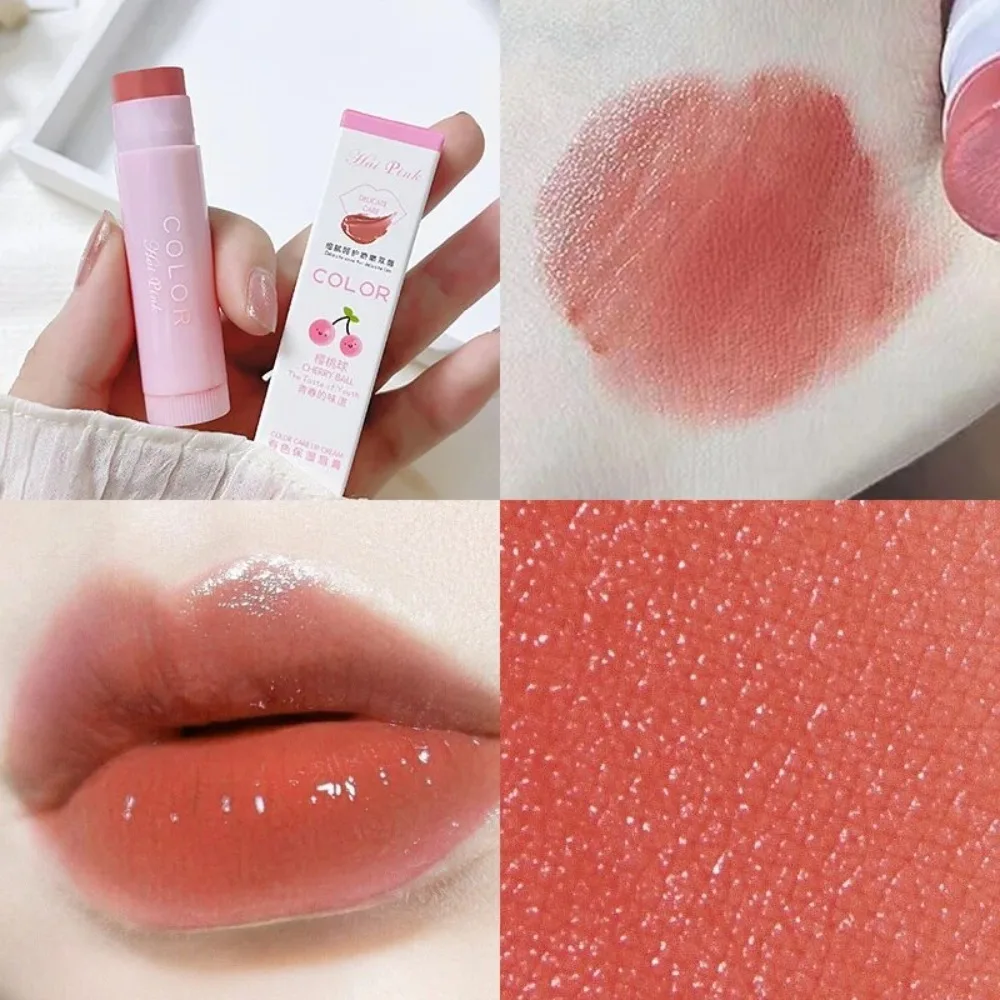 1/3PCS Mode Verblassen Lip Linien Feuchtigkeitsspendende Lip Balm Anti Rissbildung Alle-Spiel Getönte Lippenstift Leicht zu Tragen Kleine Lippenstift Mädchen